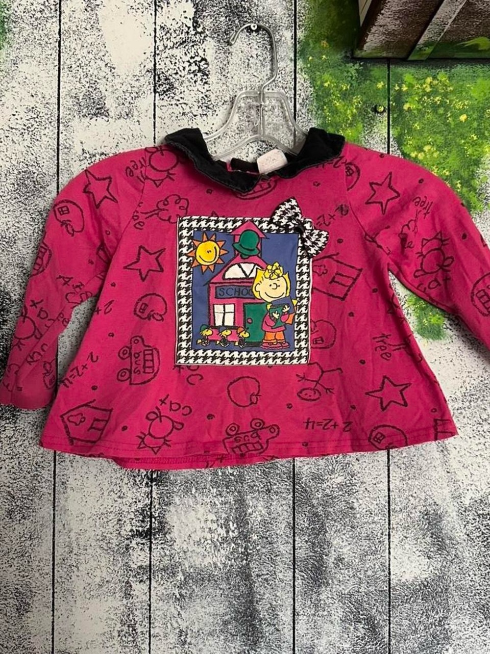 vintage 80s/90s peanuts toddler top 3t